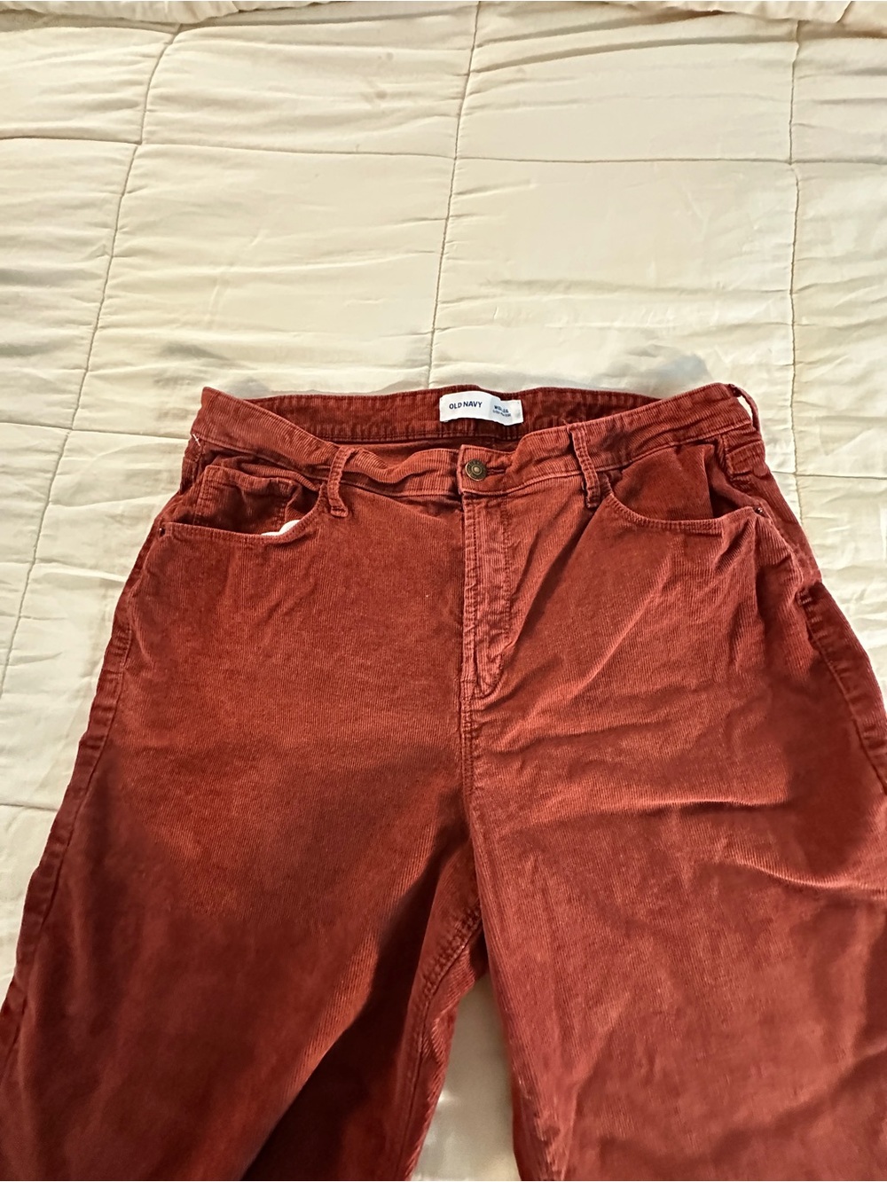 Old Navy Women’s Rust Corduroy Pants